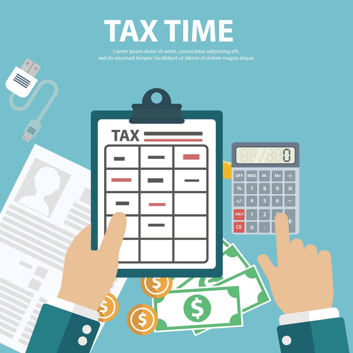 คำอธิบายภาพการนับเงิน และการจัดการเอกสารโดยนักบัญชีในชุดภาษี --ar 16:9 --q 2