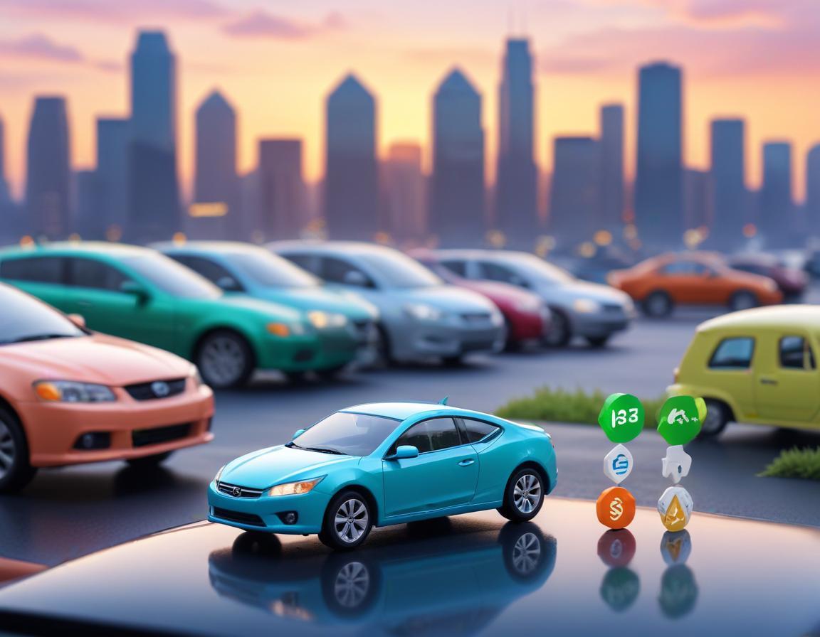 ภาพกราฟิกแสดงปัจจัยการคำนวณค่าเบี้ยประกันรถยนต์ตามมูลค่าของรถยนต์