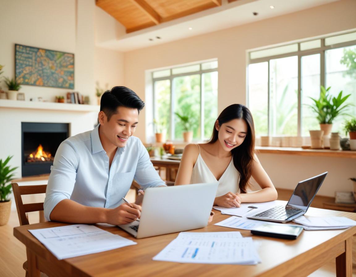 การวางแผนการเงินอย่างรอบคอบและพิถีพิถันของเจ้าบ้านที่รักษาการดีเพื่อคำนวณงบประมาณบ้านไว้ใช้ตรงกับรายได้เดือนละสี่หมื่นบาท.