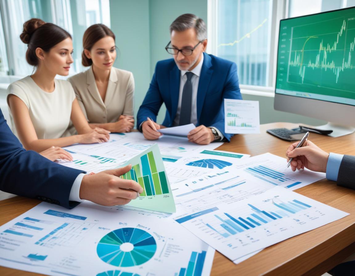 คู่รักปรึกษากับที่ปรึกษาการเงินเรื่องรีไฟแนนซ์บ้านเพื่อให้อัตราดอกเบี้ยดีที่สุด