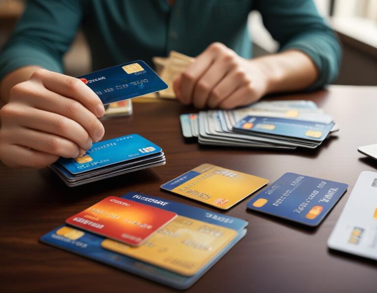 ผู้หญิงหลากหลายเชื้อชาติเปรียบเทียบบัตรเครดิตในบรรยากาศการใช้ชีวิตประจำวัน