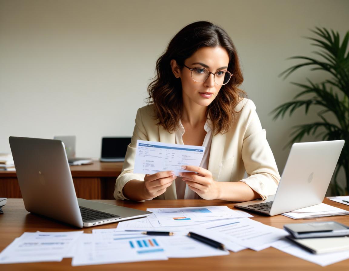 มือถือบัตรเครดิตพร้อมเอกสารการเงินสำหรับวิเคราะห์วงเงินบัตรเครดิต