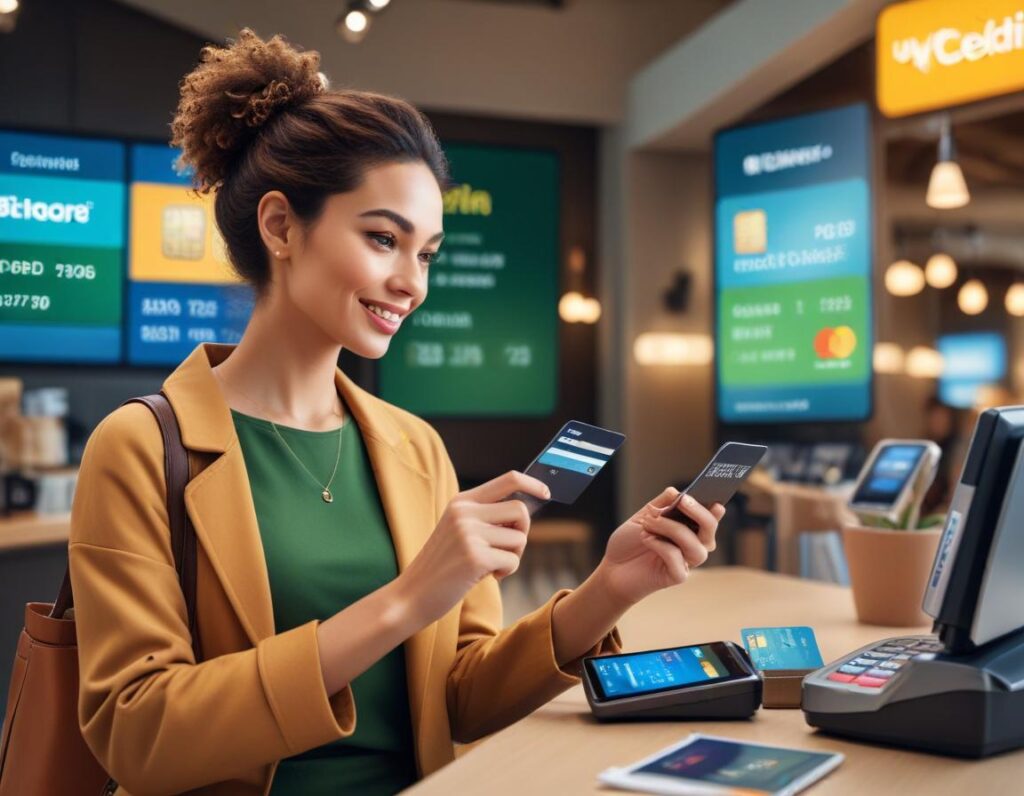 ภาพข้อมูลกราฟฟิกแสดงวิธีสะสมแต้มบัตรเครดิตและการใช้แต้มอย่างมีประสิทธิภาพ