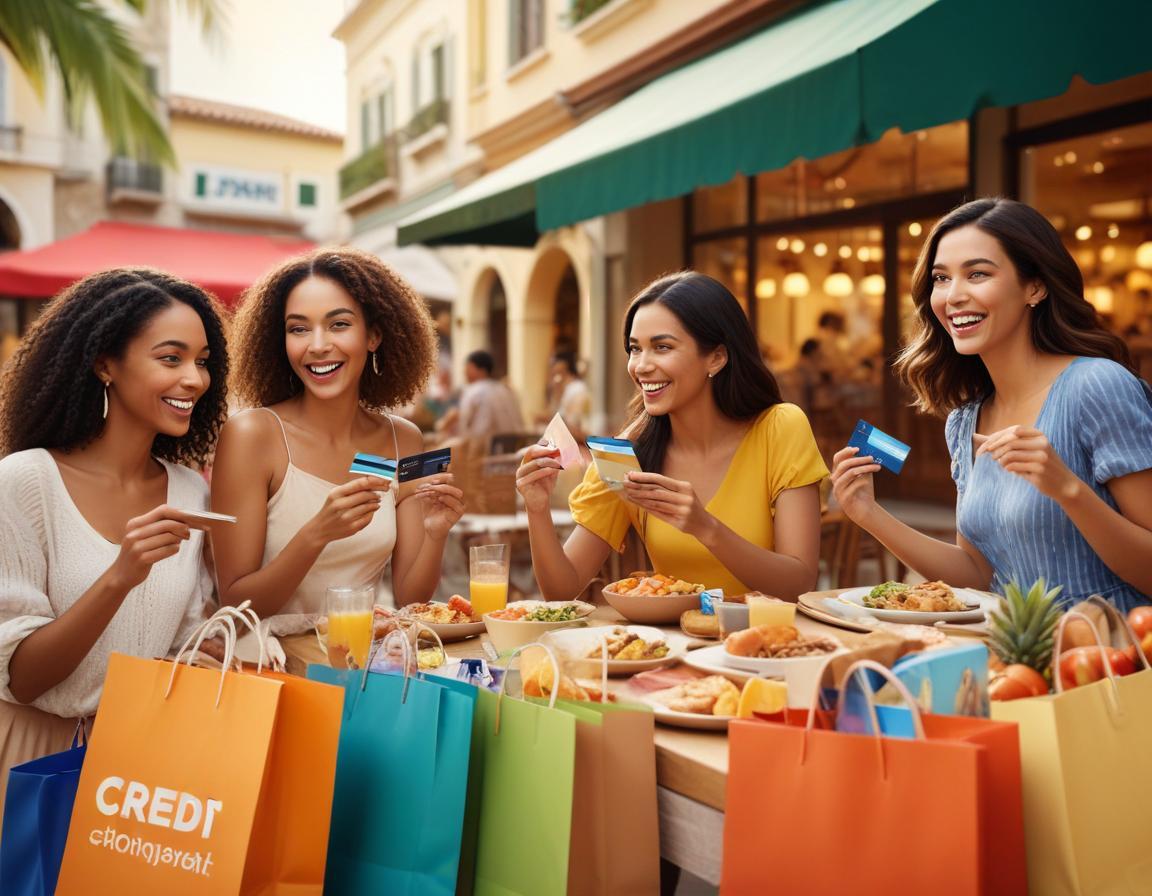 ลูกค้ายิ้มรับโปรโมชันคืนเงินขณะช็อปปิ้งด้วยบัตรเครดิตสะสมแต้ม