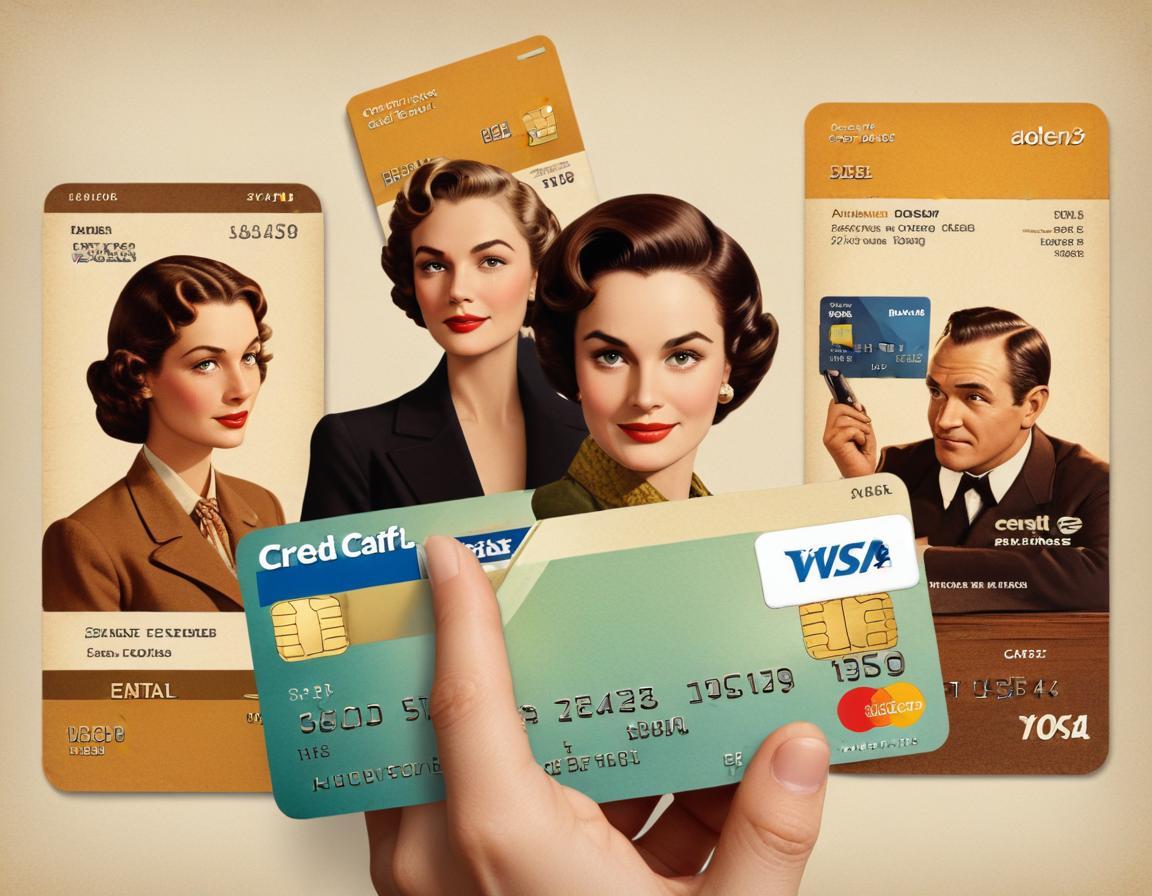 ใน ภาพ นี้ ไทม์ไลน์ ประวัติ บัตรเครดิต อธิบาย พัฒนาการ และ ความหมาย ของ บัตรเครดิต