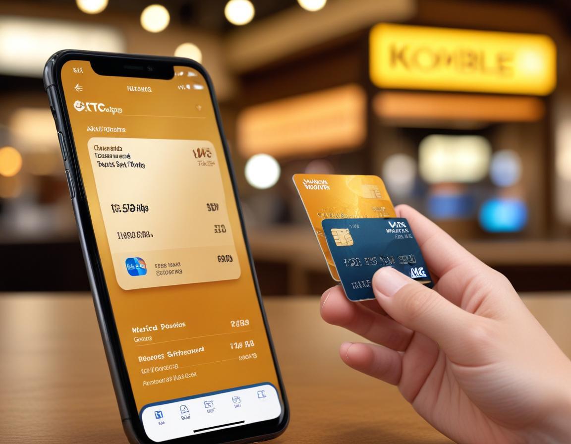 สมาร์ทโฟน แสดง คะแนนสะสม จาก แอป KTC พร้อม ข้อมูล การรับ คะแนน บัตรเครดิต