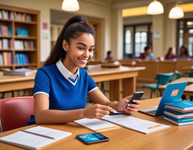 นักเรียนหลากหลายกลุ่มแชร์เคล็ดลับการใช้บัตรเครดิตกับแอปธนาคาร.