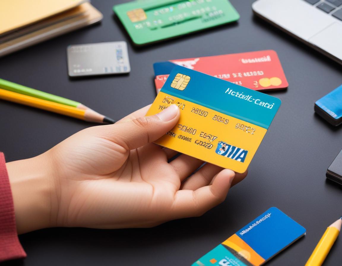 บัตรเครดิต นักเรียน ใกล้ ชิด กับ อุปกรณ์ การ เรียน และ เครื่อง เขียน ใน ห้อง เรียน